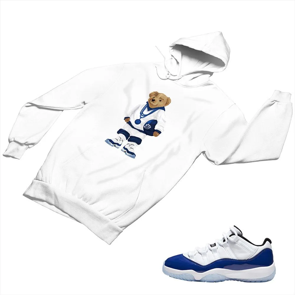 Jordan 11 Concord Matching Custom Designed Hoodies JD 11-5-6-14