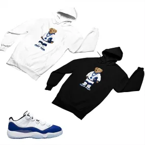 Jordan 11 Concord Matching Custom Designed Hoodies JD 11-5-6-14