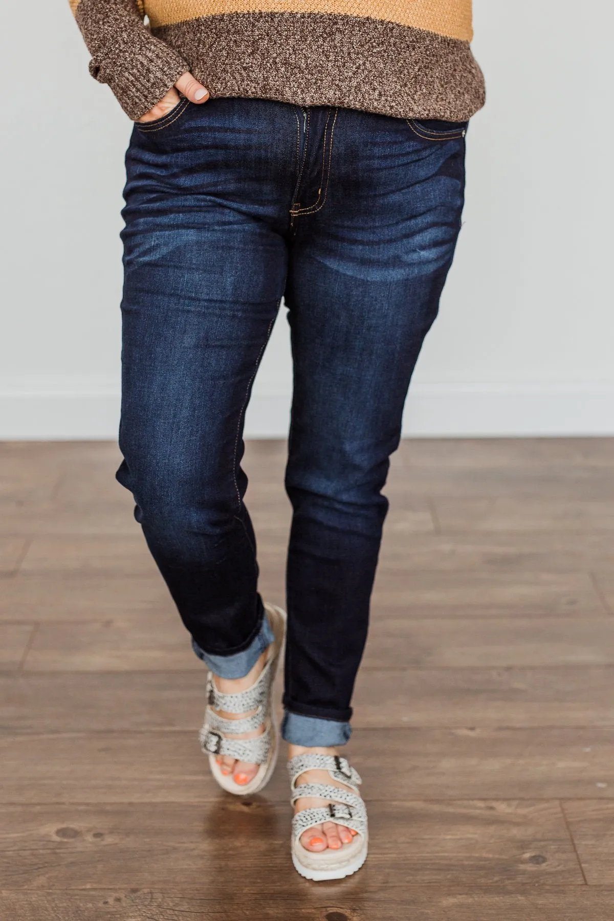 KanCan Mid-Rise Skinny Jeans- Christine Wash