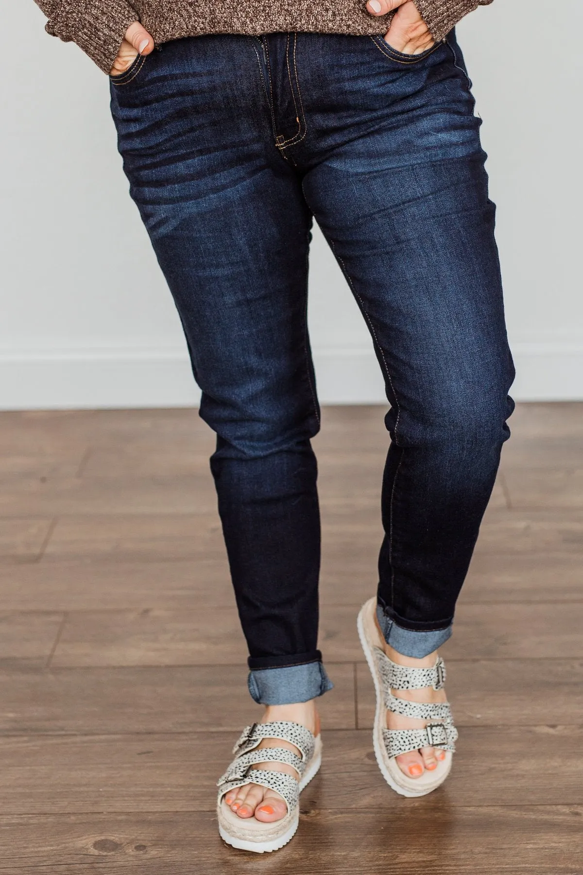 KanCan Mid-Rise Skinny Jeans- Christine Wash