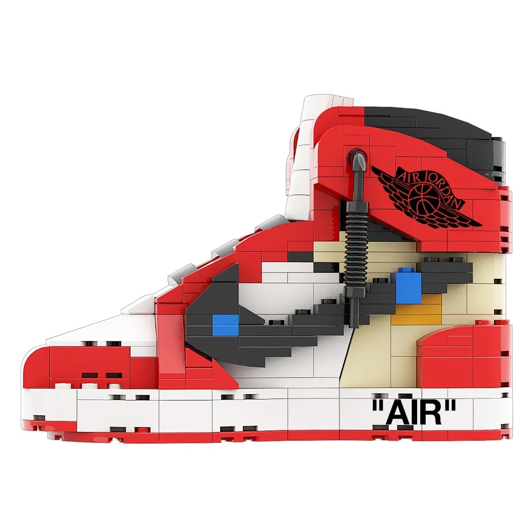 KICKSMINI OFF-WHITE AJ 1 CHICAGO Sneaker Bricks