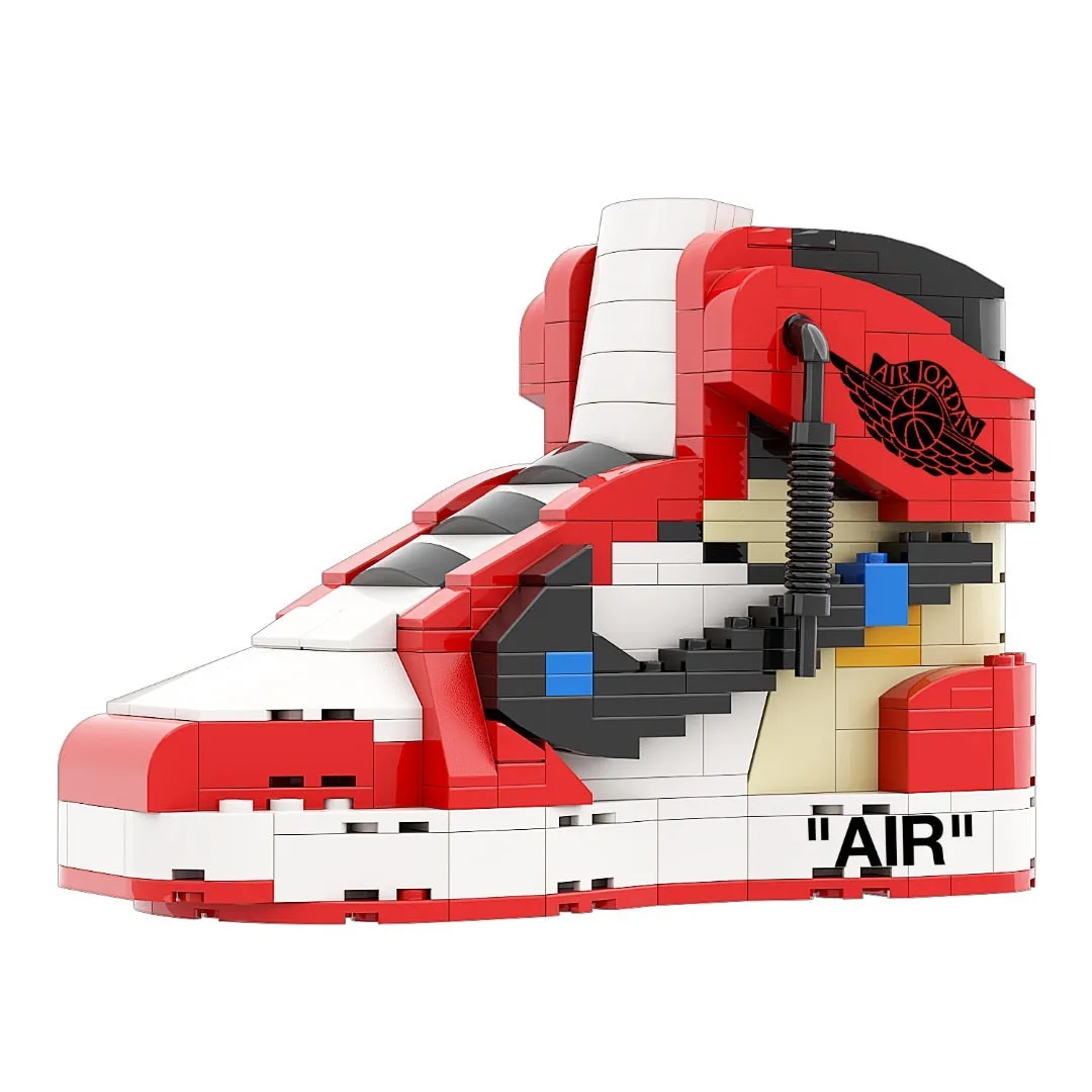 KICKSMINI OFF-WHITE AJ 1 CHICAGO Sneaker Bricks