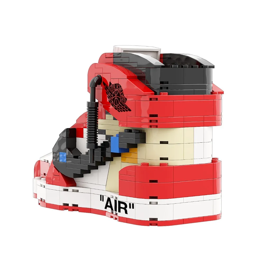 KICKSMINI OFF-WHITE AJ 1 CHICAGO Sneaker Bricks