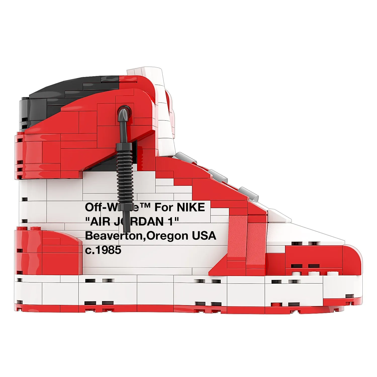 KICKSMINI OFF-WHITE AJ 1 CHICAGO Sneaker Bricks