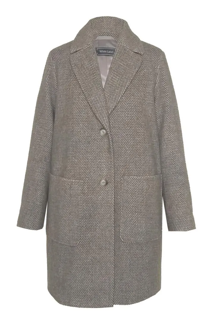 Ladies Herringbone Coat