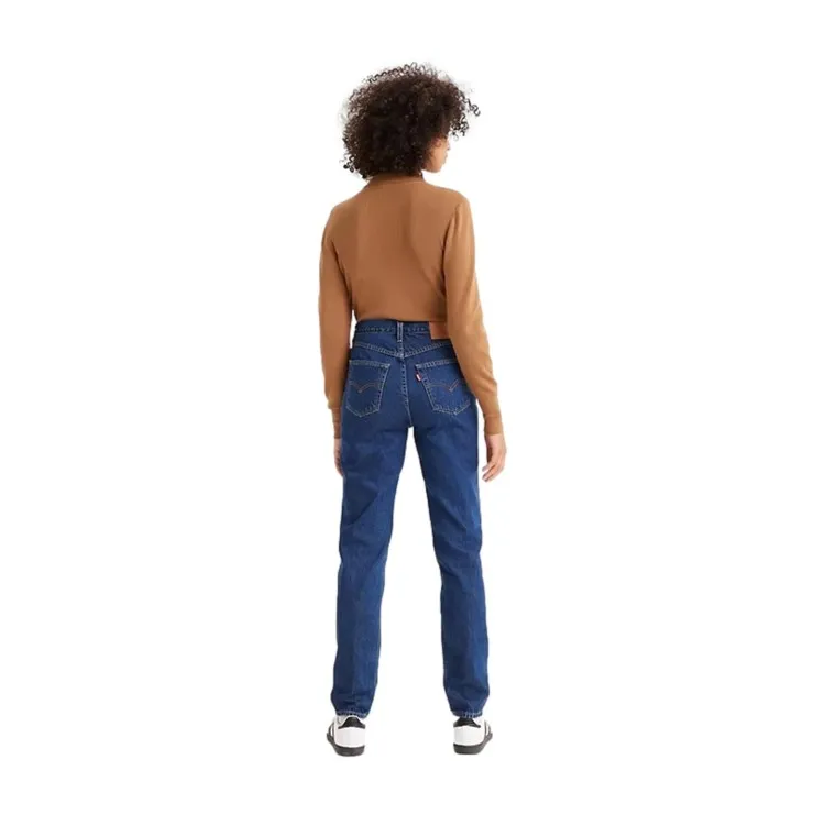 LEVI'S  '80 MOM Blue Jeans Running  Donna Blu