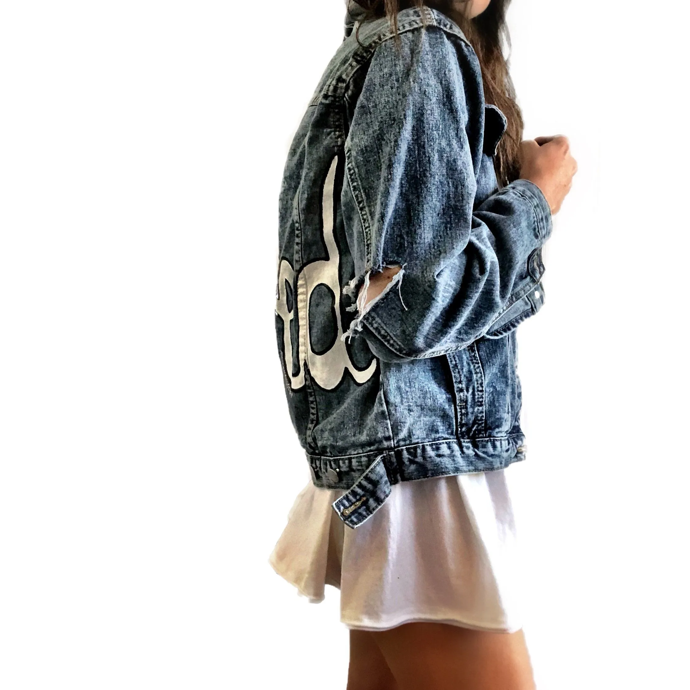 'LOVED' DENIM JACKET