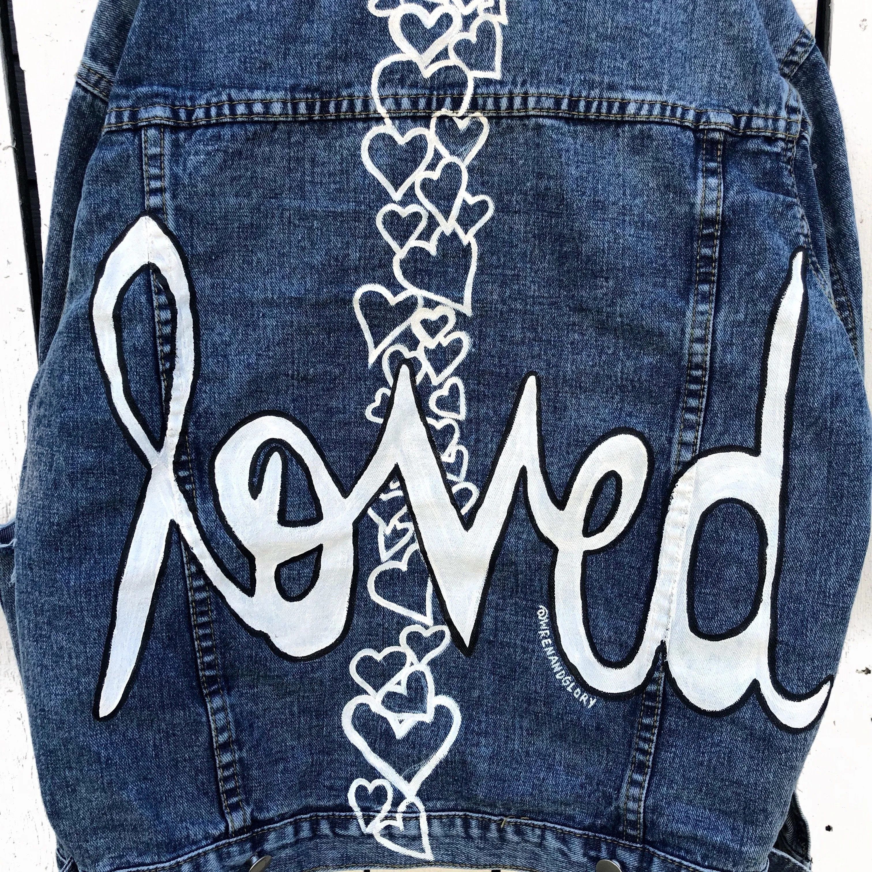 'LOVED' DENIM JACKET