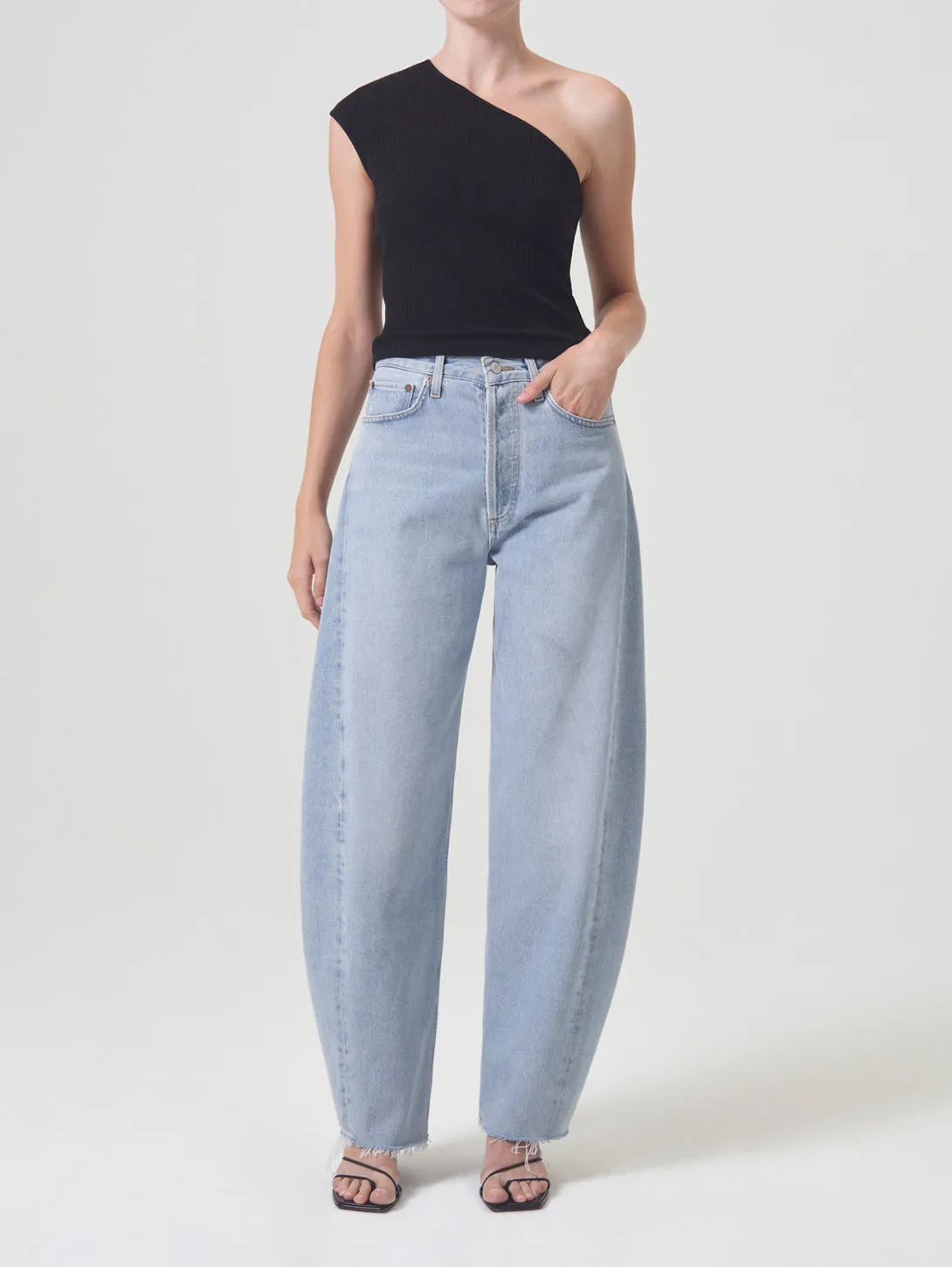 Luna High Rise Pieced Jean - Void