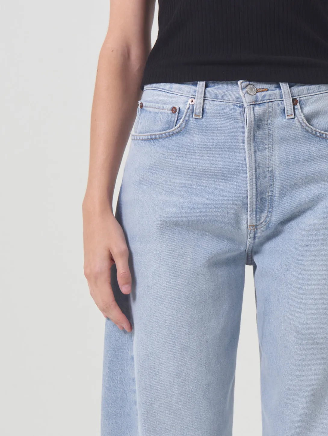 Luna High Rise Pieced Jean - Void