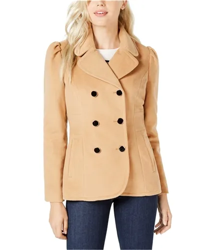 Maison Jules Womens Double Breasted Pea Coat, TW2