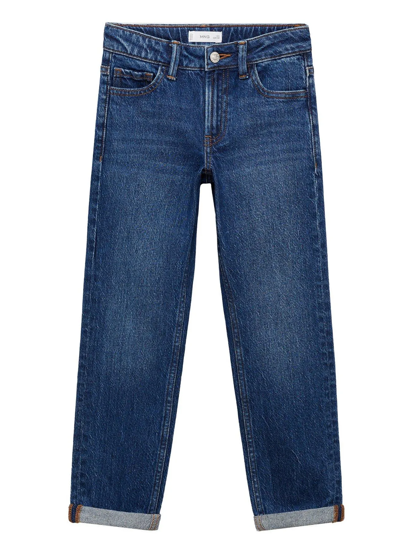 Mango Boys Regular Fit Jeans - Dark Blue