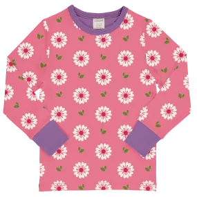 Maxomorra Flowers Organic Cotton Long Sleeved Top