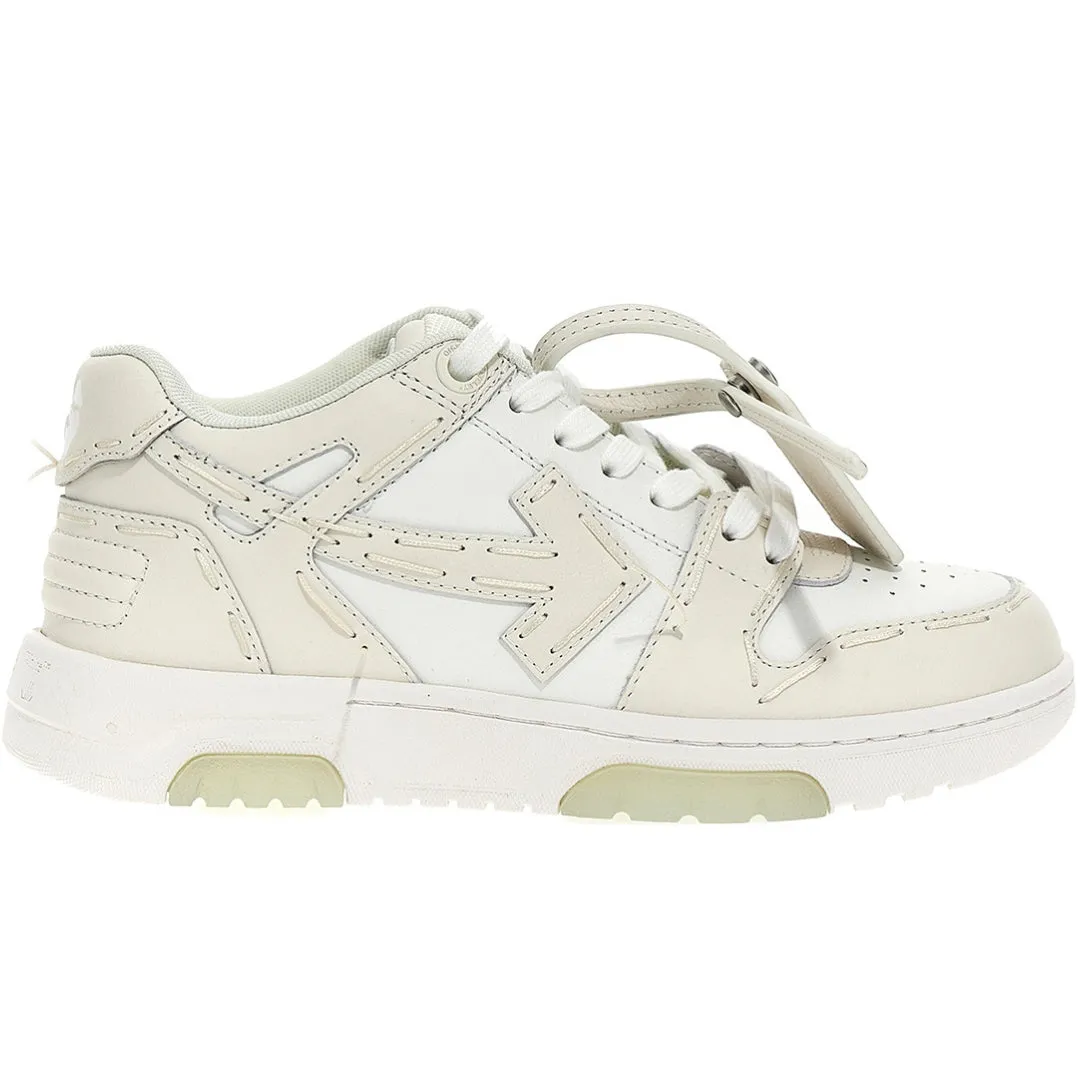 Off White Out Of Office White Leather Sneakers