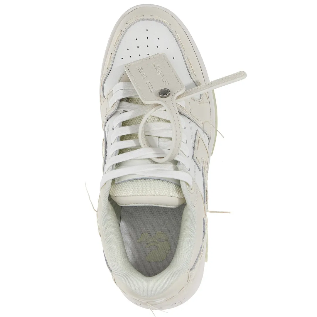 Off White Out Of Office White Leather Sneakers