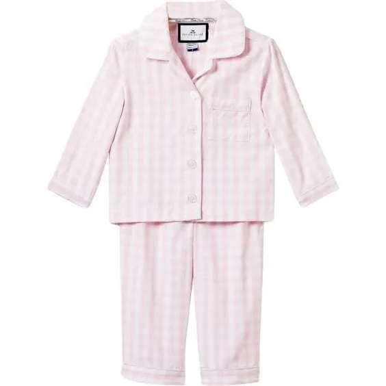 Petite Plume Pink Gingham Pajamas