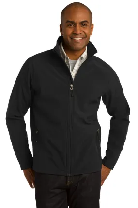 Port Authority Tall Core Soft Shell Jacket TLJ317 Black