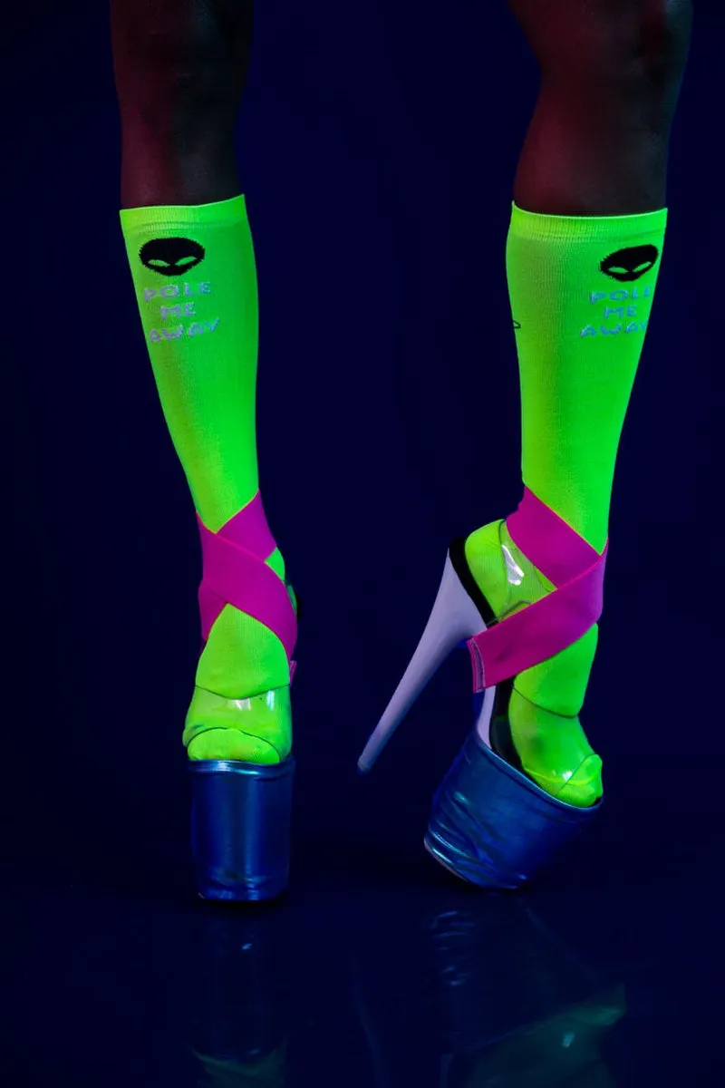 Rolling Ankle Cuff - Neon Pink