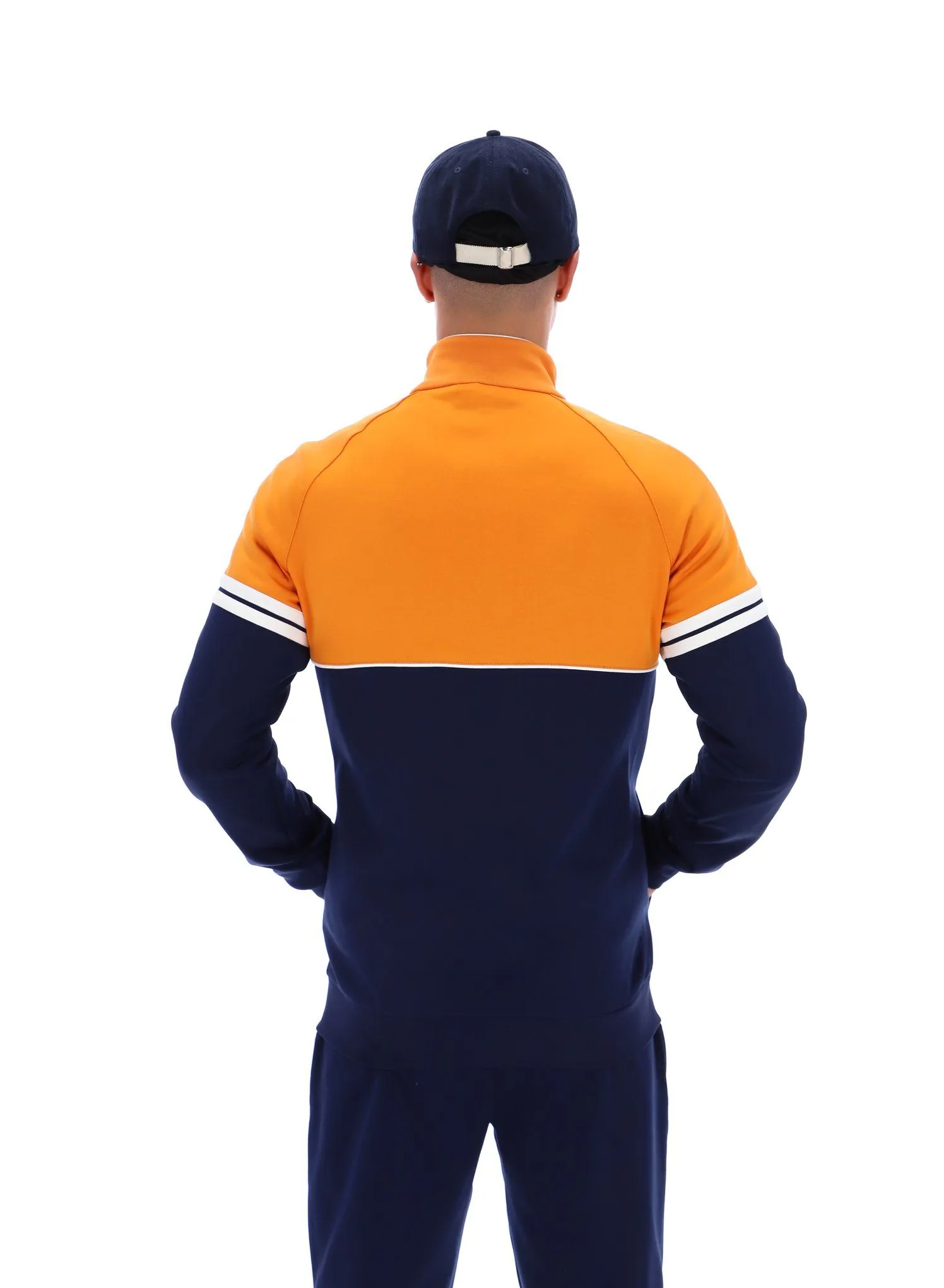 Sergio Tacchini Orion Track Jacket Marmalade Maritime