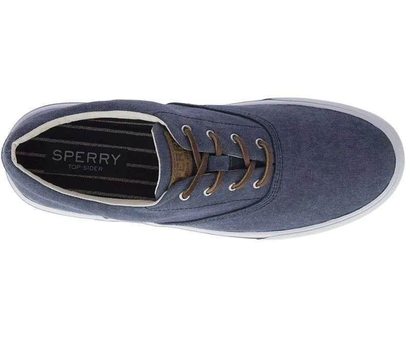 Sperry Men’s Striper II Salt Washed CVO Sneaker Navy STS16797