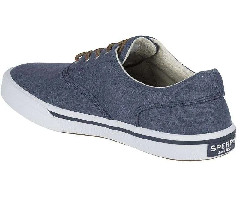 Sperry Men’s Striper II Salt Washed CVO Sneaker Navy STS16797