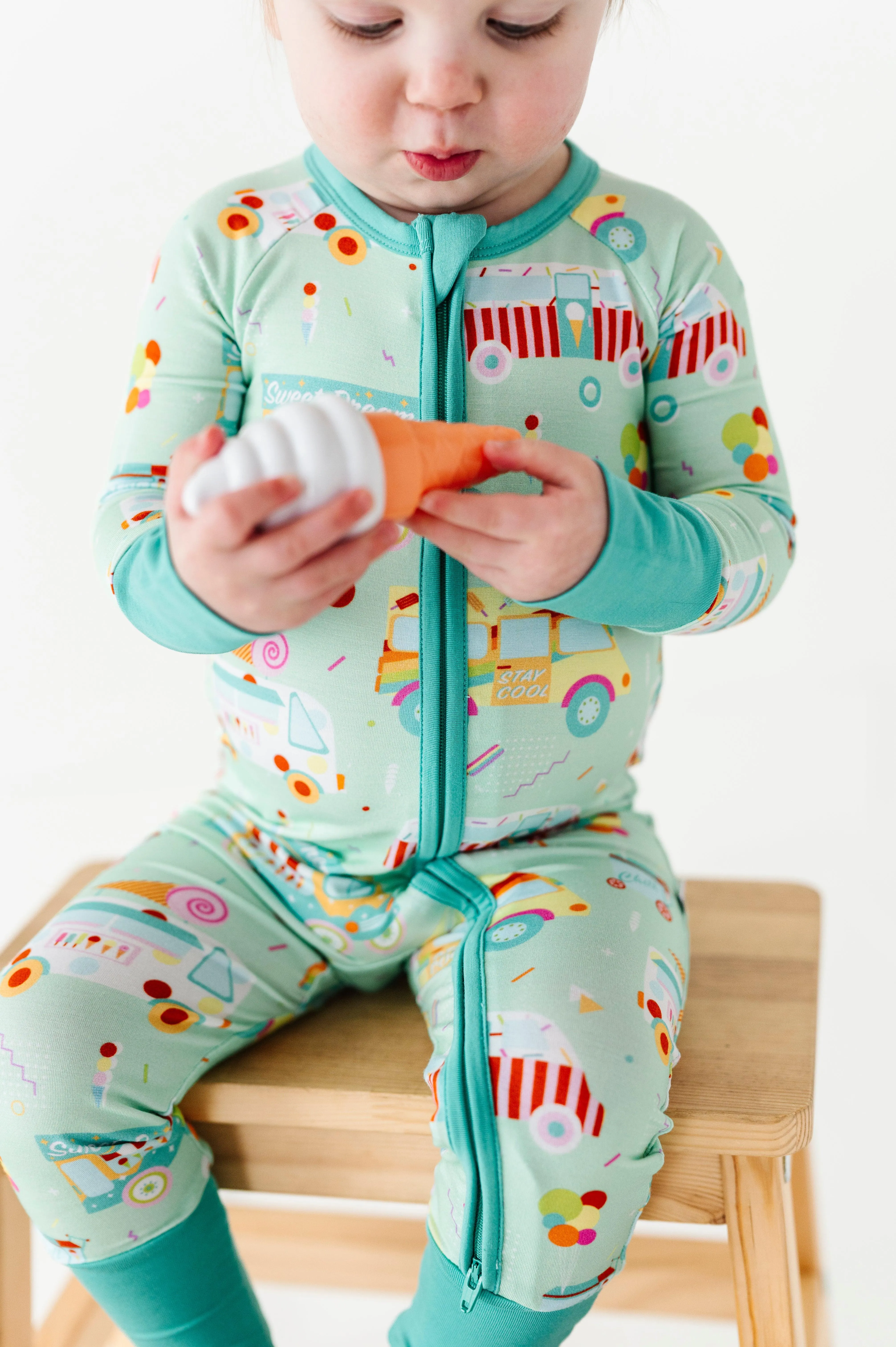 Sundae Funday Baby Bamboo Pajamas