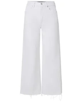 Taylor Wide Leg Crop Jean in White