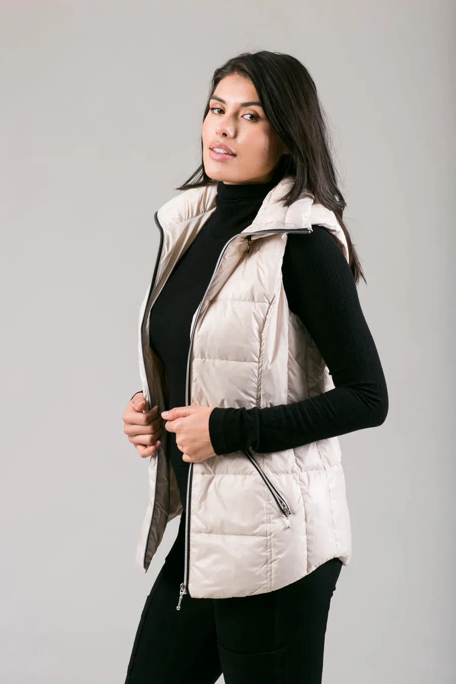 The Hooded Quilted Vest