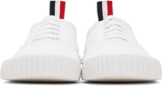 Thom Browne White Heritage Vulcanized Sneaker