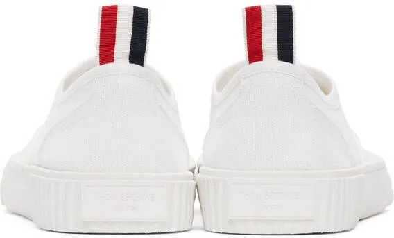 Thom Browne White Heritage Vulcanized Sneaker