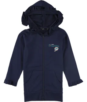 Touch Girls Miami Dolphins Ruffled Hoodie Sweatshirt