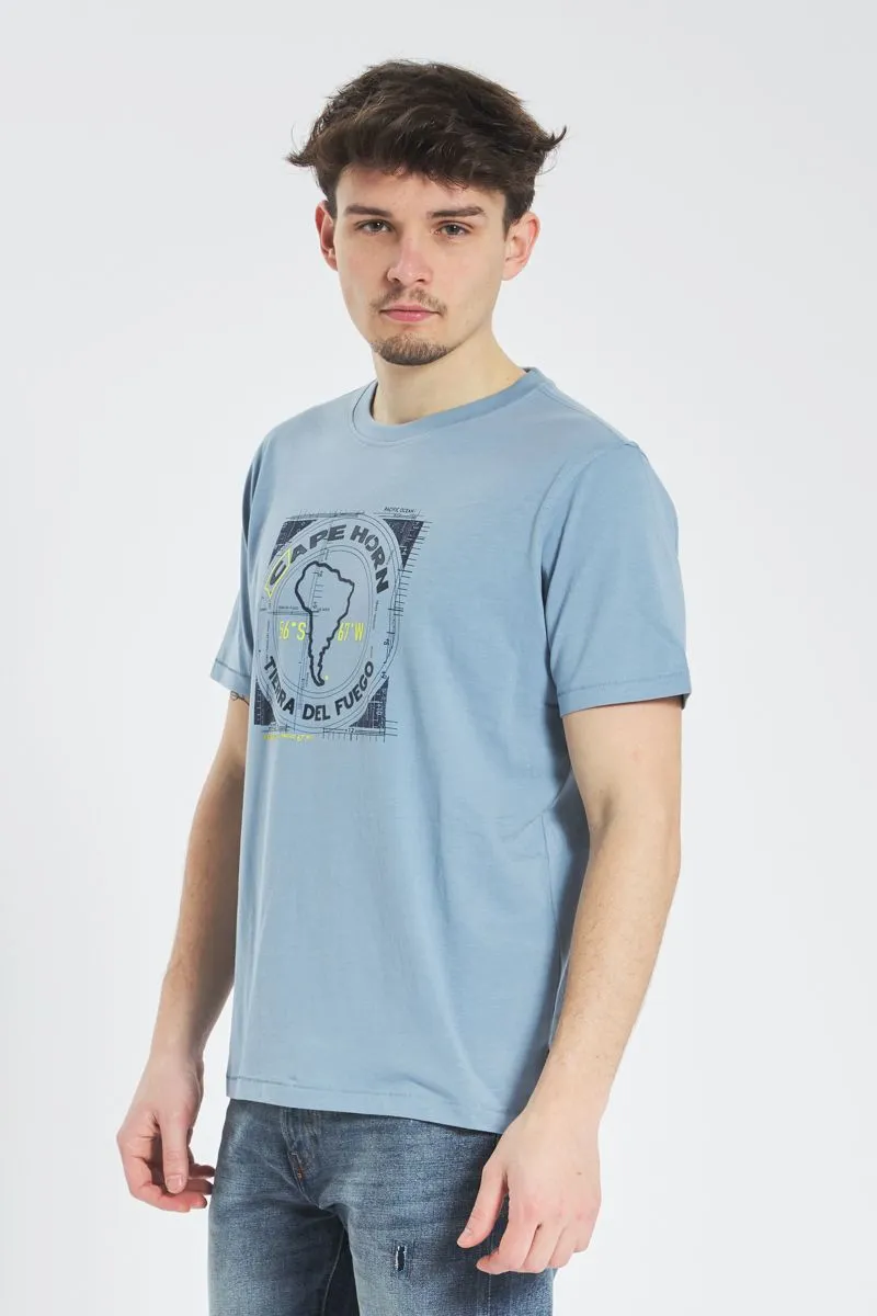 Tshirt Uomo Azzurro