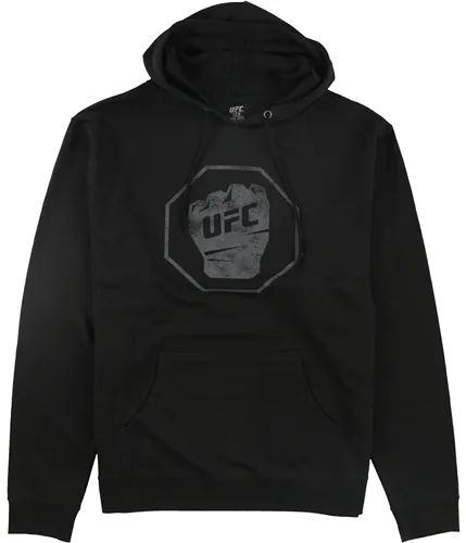 Ufc Mens Distressed Logo Hoodie Sweatshirt