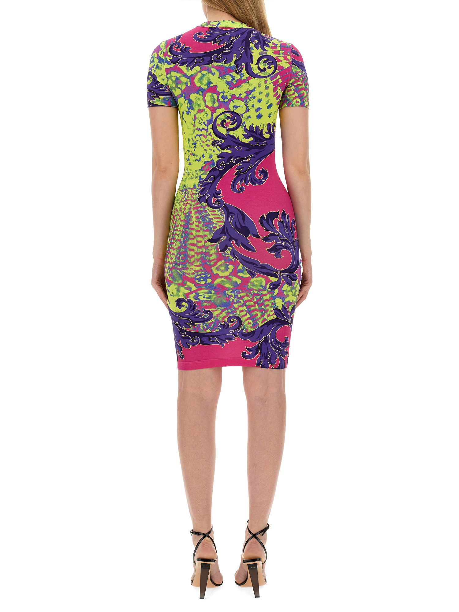 VERSACE JEANS COUTURE    DRESS WITH PRINT