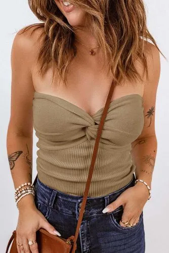 Women's Blouse Tank Tops Backless Preppy Style Solid Color