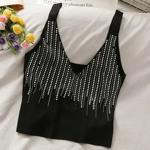 Women's Camisole Tank Tops Diamond Sexy Star