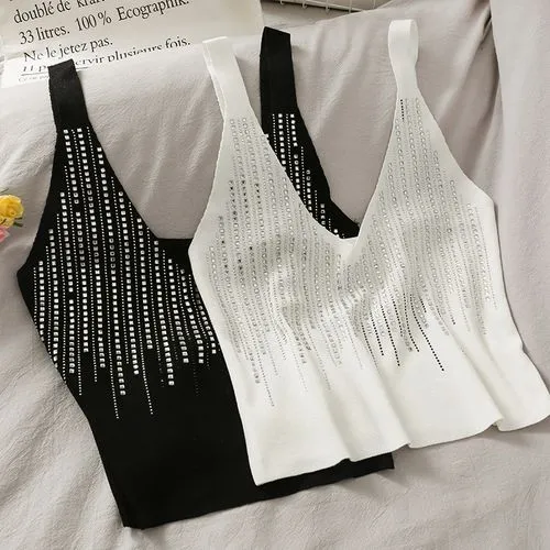 Women's Camisole Tank Tops Diamond Sexy Star