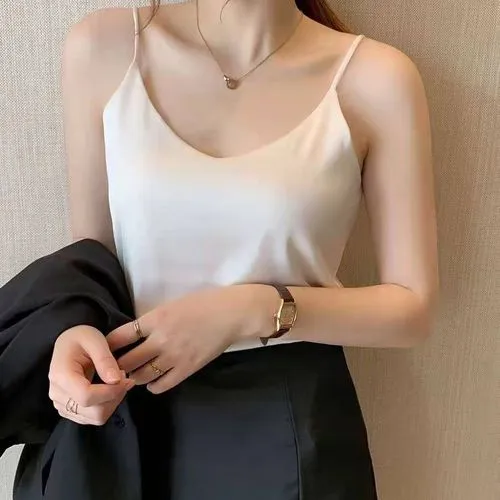 Women's Camisole Tank Tops Elegant Sexy Solid Color