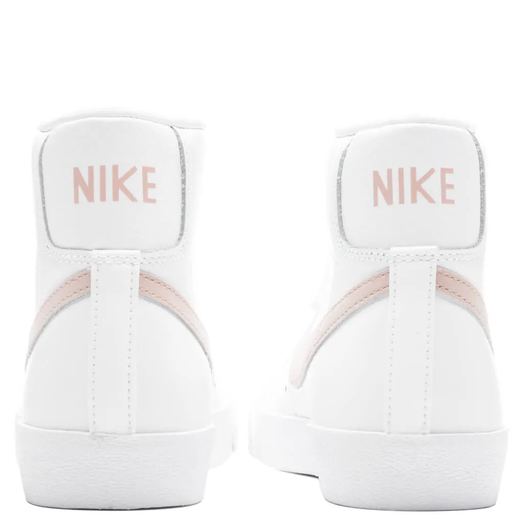 Women's Blazer Mid '77 - White/Pink Oxford